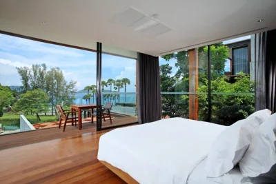 Villa mit einem Schlafzimmer, Pool und Deluxe-Meerblick — The Naka Phuket, a member of Design Hotels